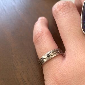 SALE: Hidden Message “love” Sapphire Ring